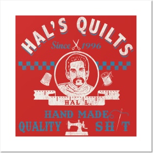 Hal's Quilts Happy Gilmore Worn Dks Posters and Art